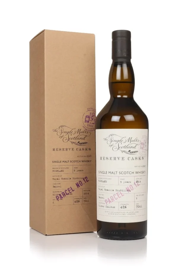 Single Malts of Scotland Reserve Casks Parcel #12; Royal Brackla 9yo.