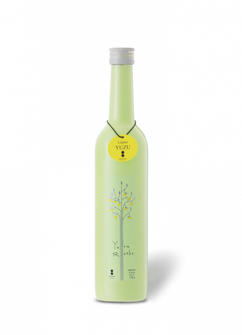 Sakura Yuzu Rocks likeur 50cl.