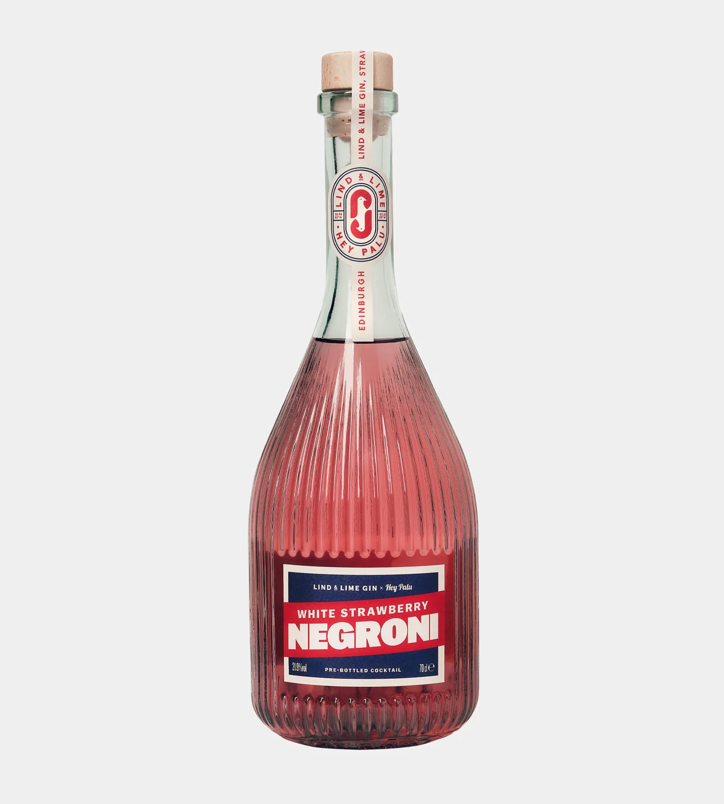 Lind & Lime x Hey Palu • White Strawberry Negroni Bottled Cocktail