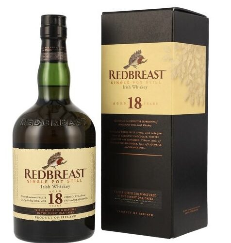 Redbreast 18 Years Old Single Pot Still Irish Whiskey