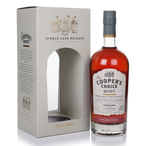Cooper's Choice Tormore 2015 Single Malt - Port Cask Finish 57,5% alc.