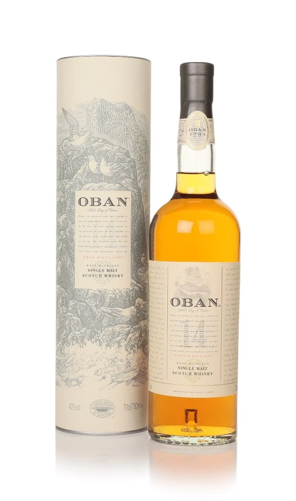 Oban 14 Years Old Single Malt - 43% alc.