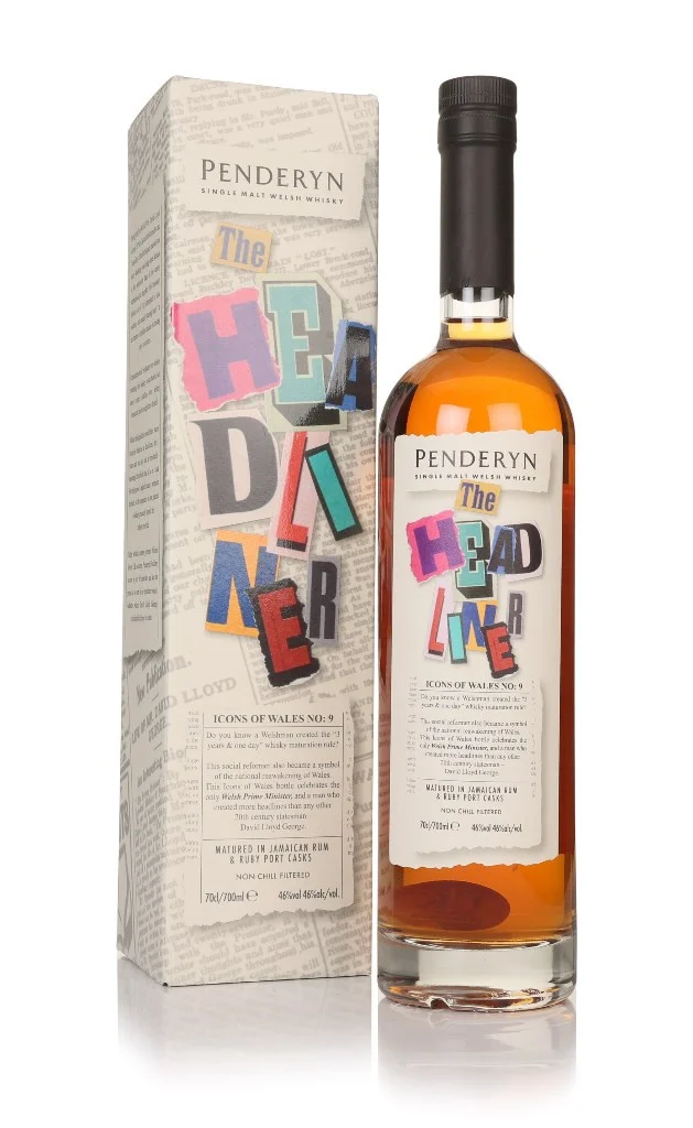 Penderyn 'The Headliner' (Icons of Wales #9) - 46% alc.