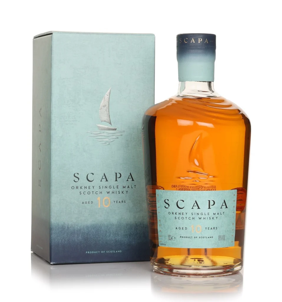 Scapa 10 Years Old Single Malt - 48% alc.