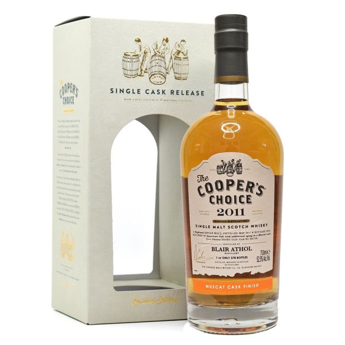 Cooper's Choice Blair Athol 2011/12yo. Single Malt - Muscat Cask Finish 52,5% alc.