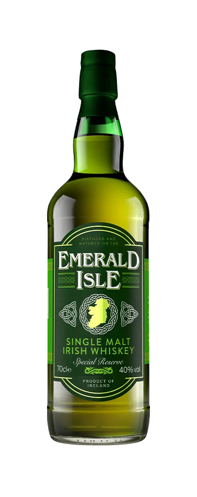 Emerald Isle Irish Single Malt Whiskey - 40% alc.