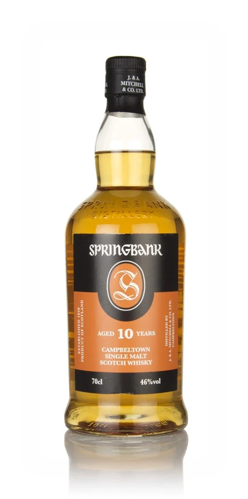 Springbank 10 Years Old Single Malt Whisky (46% alc.)