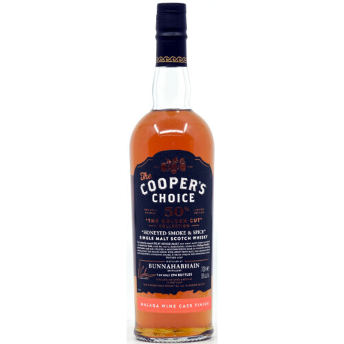 Cooper's Choice "The Golden Cut" Bunnahabhain Honeyed Smoke & Spice - Malaga Wine Cask (50% alc.)