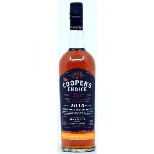Cooper’s Choice “The Golden Cut” Aberfeldy 2015 Amontillado Sherry Cask Finish (50% alc.)