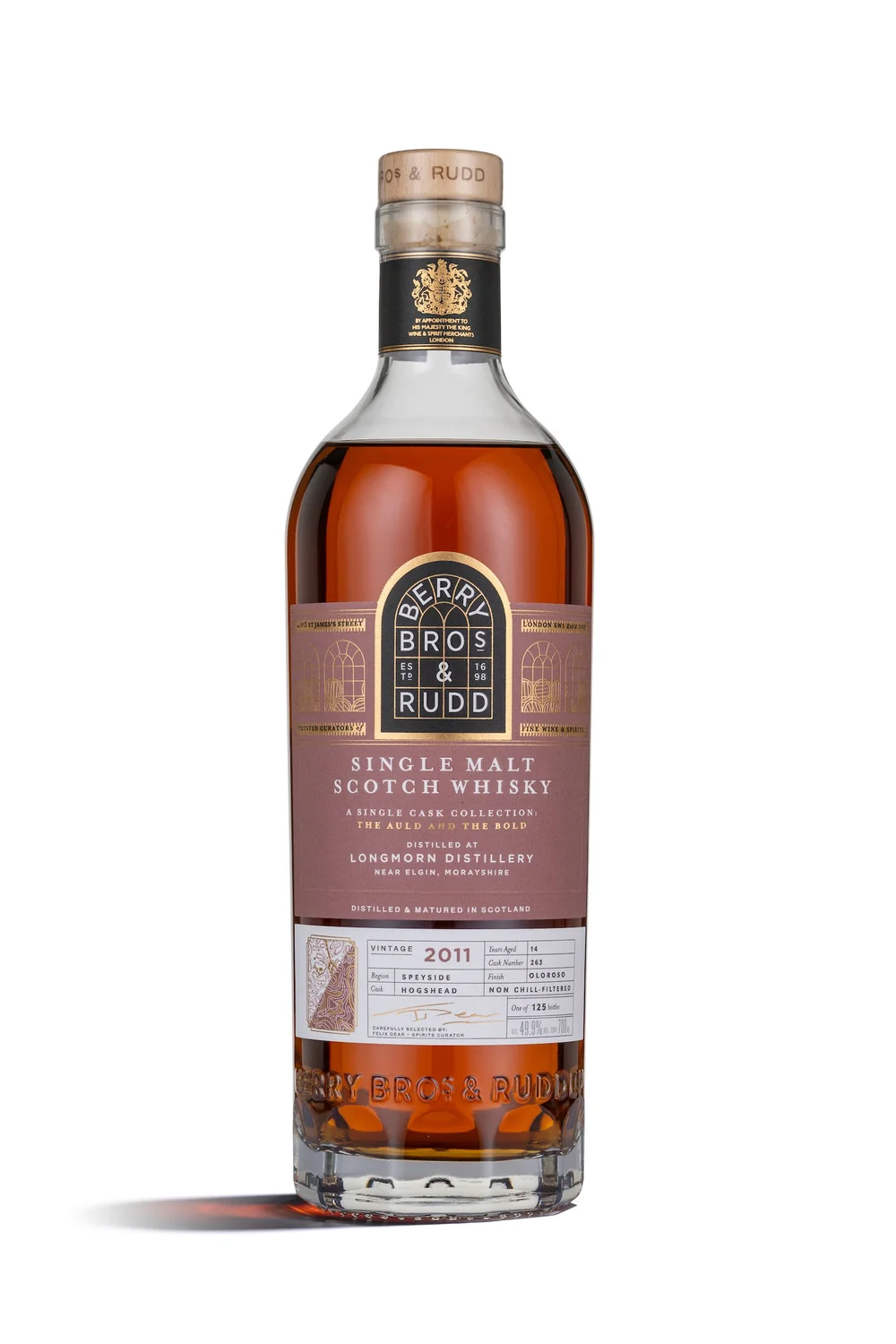 Berry Bros & Rudd Longmorn 2011/14yo. Single Cask (cask #263) - 49,9% alc.