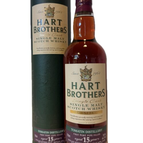 Hart Brothers Single Cask Tomatin 15 Years Old First Fill Port Pipe Cask Strength (51,4% alc.)