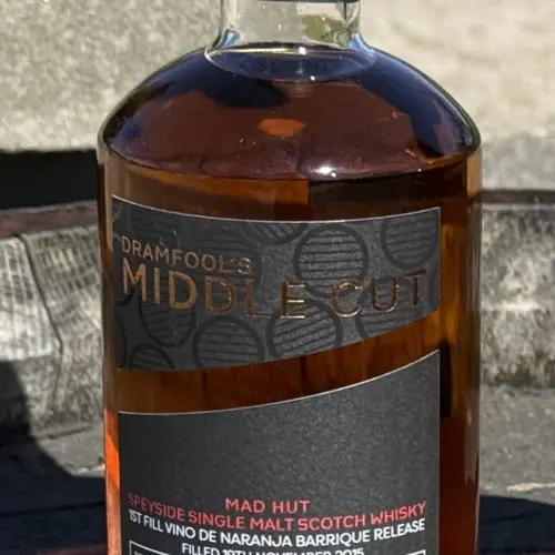 Dramfool's Middle Cut MAD HUT 2015/10yo. Cask #169 - 1st Fill Vino de Naranja Barrique
