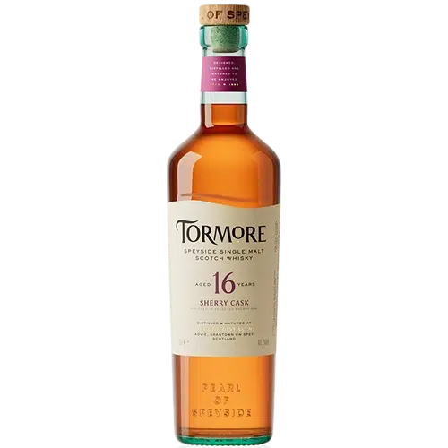 Tormore 16 Years Old Speyside Single Malt - Sherry Cask (46% alc.)