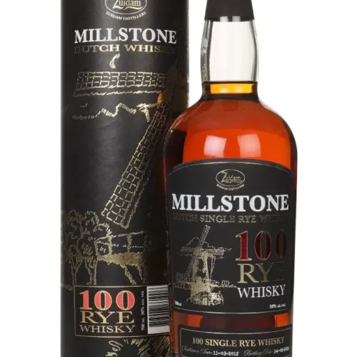 Zuidam Millstone 100 Single Rye Whisky (50% alc.)