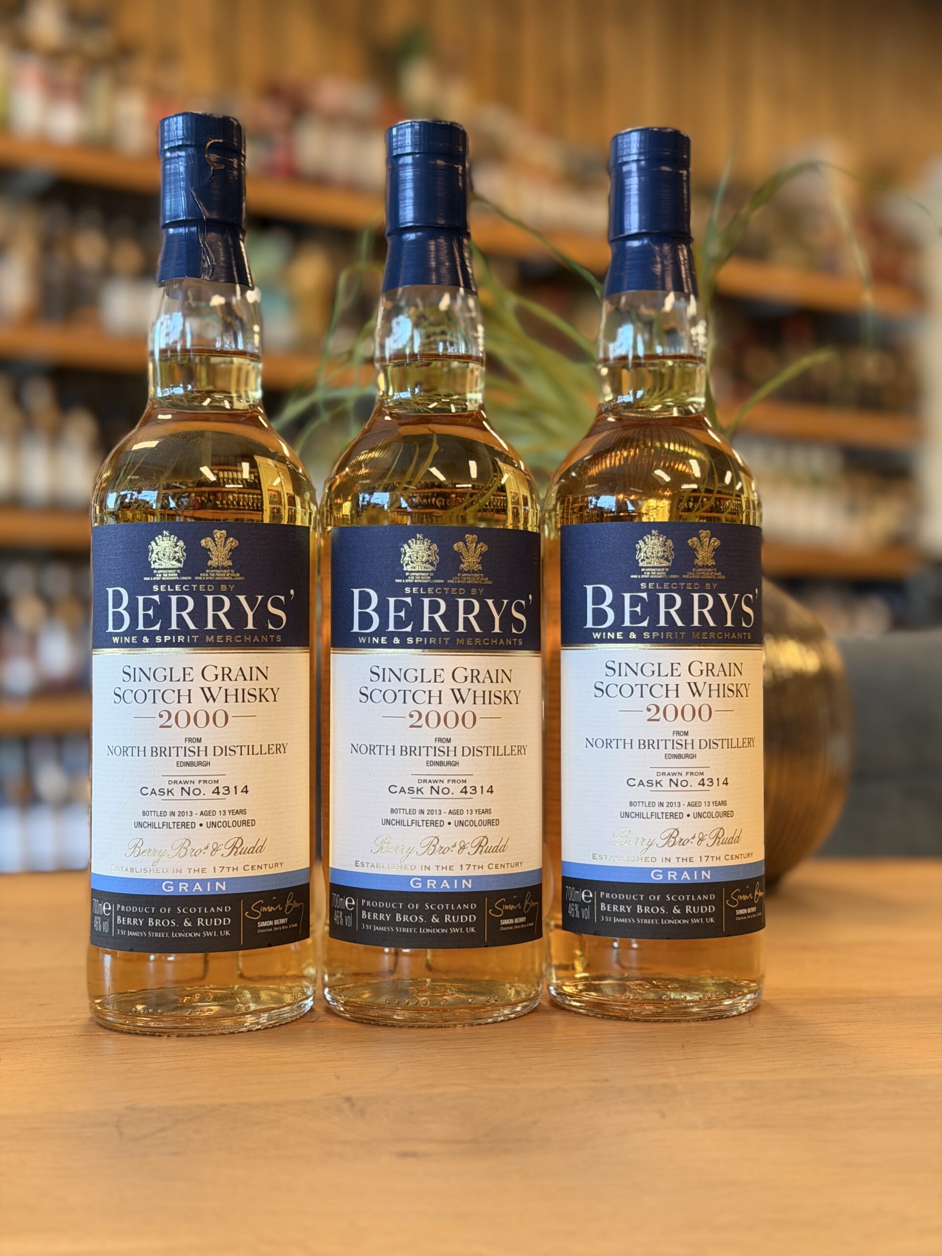 Berry Bros & Rudd North British 2000/13yo. Single Grain Whisky - Cask #4314 (46% alc.)